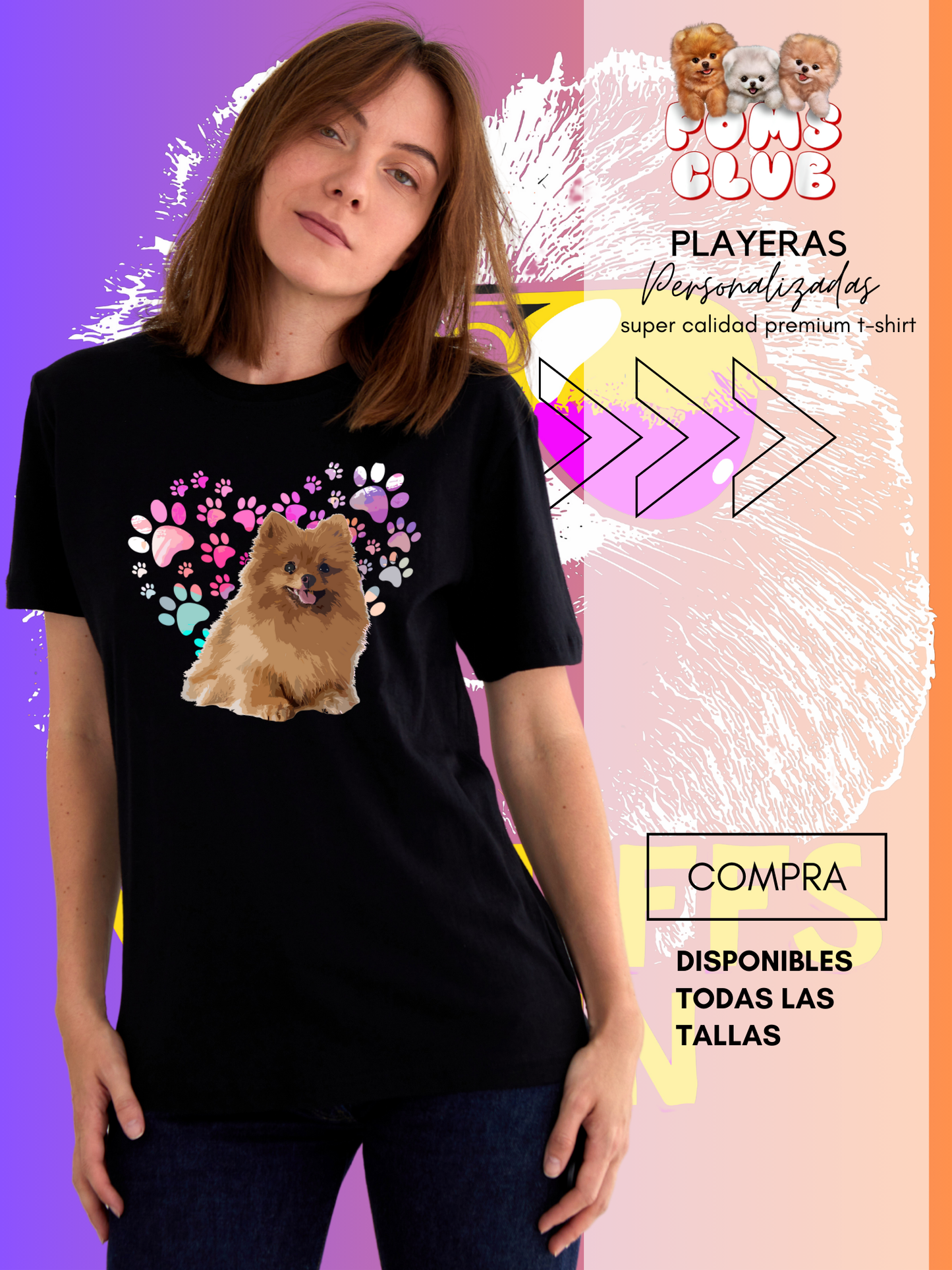 Camisetas manga corta con impresión en DTF personalizada.