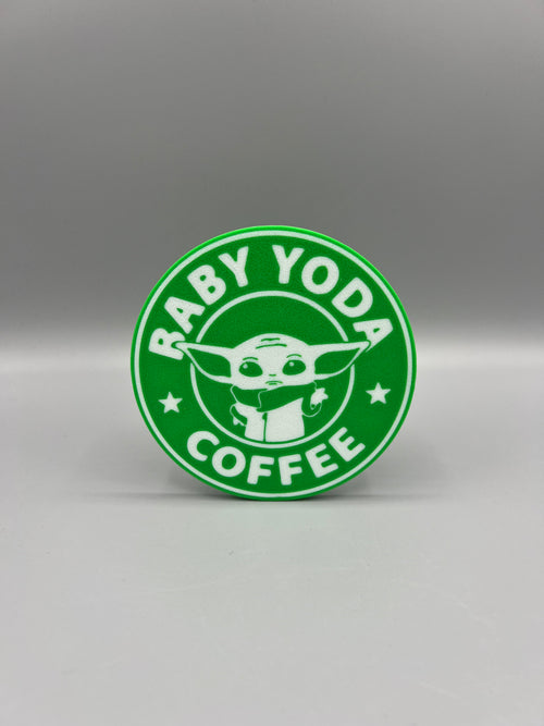 Posavasos de Baby Yoda (Star Wars) en impresión 3D