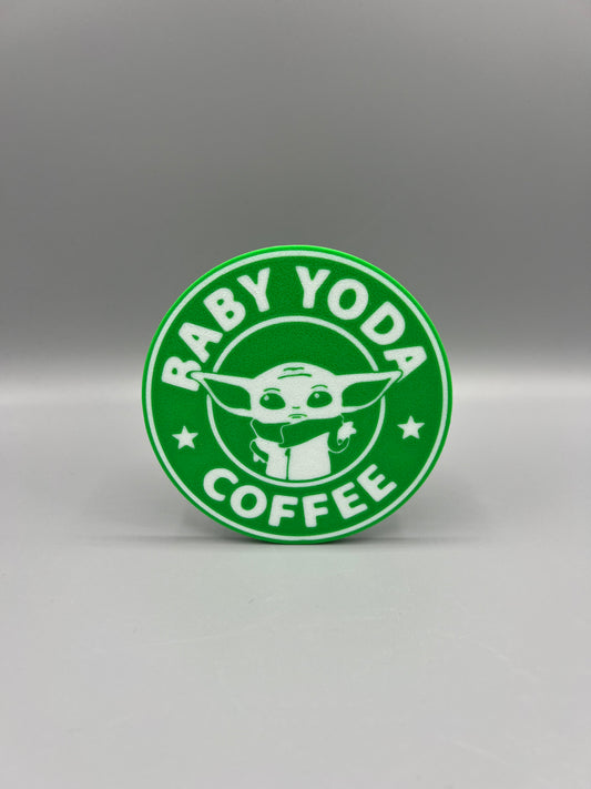 Posavasos de Baby Yoda (Star Wars) en impresión 3D