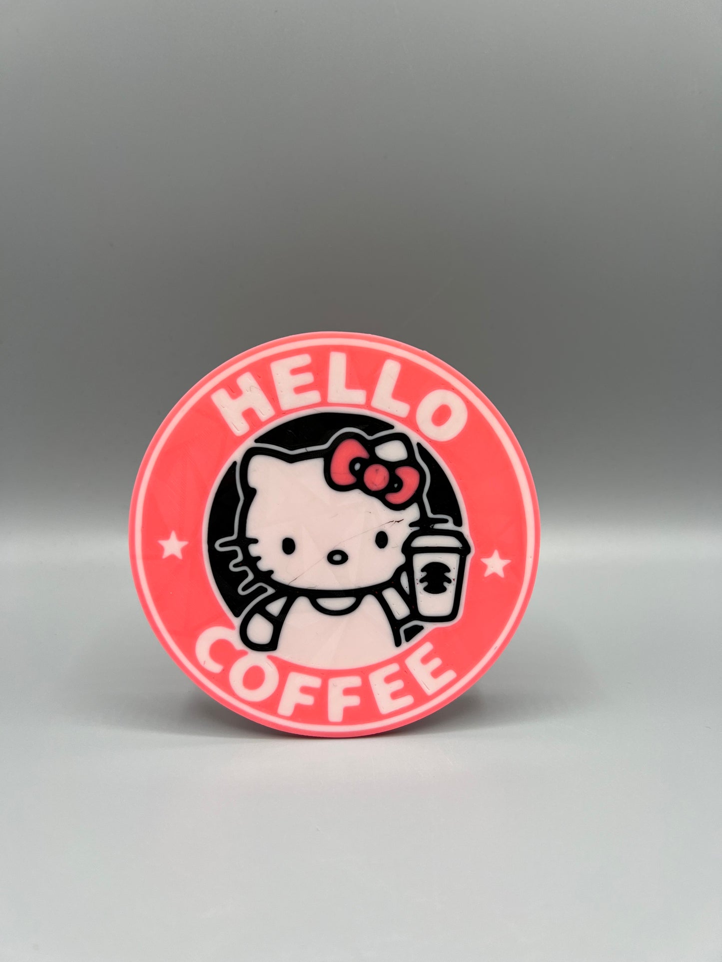 Posavasos de Hello Kitty en impresión 3D