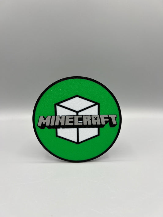 Posavasos de Minecraft en impresión 3D