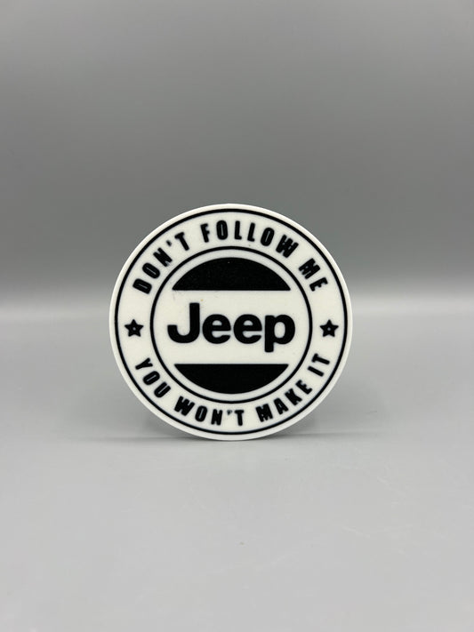 Posavasos de Jeep en impresión 3D