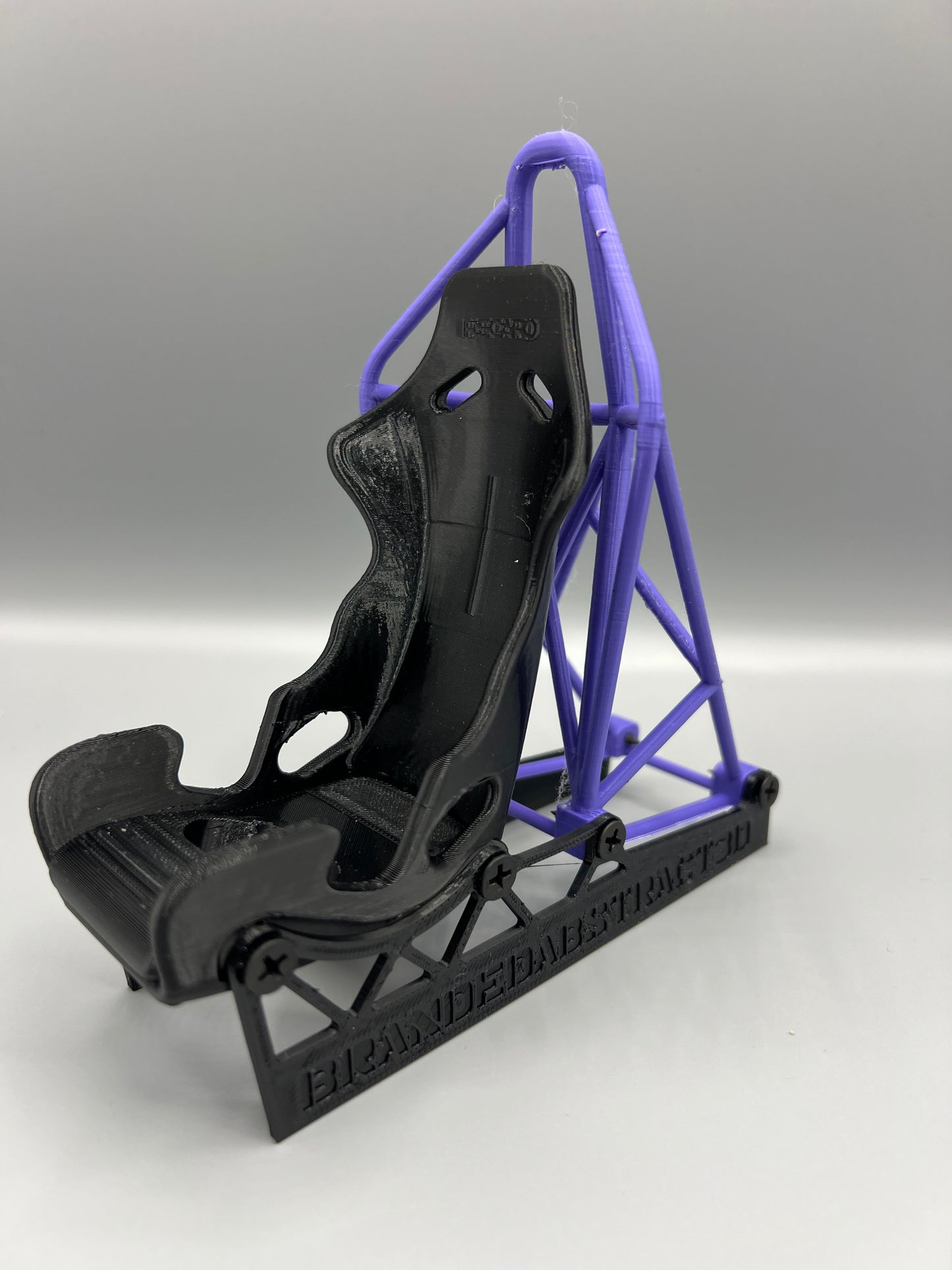 Soporte para Móvil de Asiento de Coche de Carreras en impresión 3D