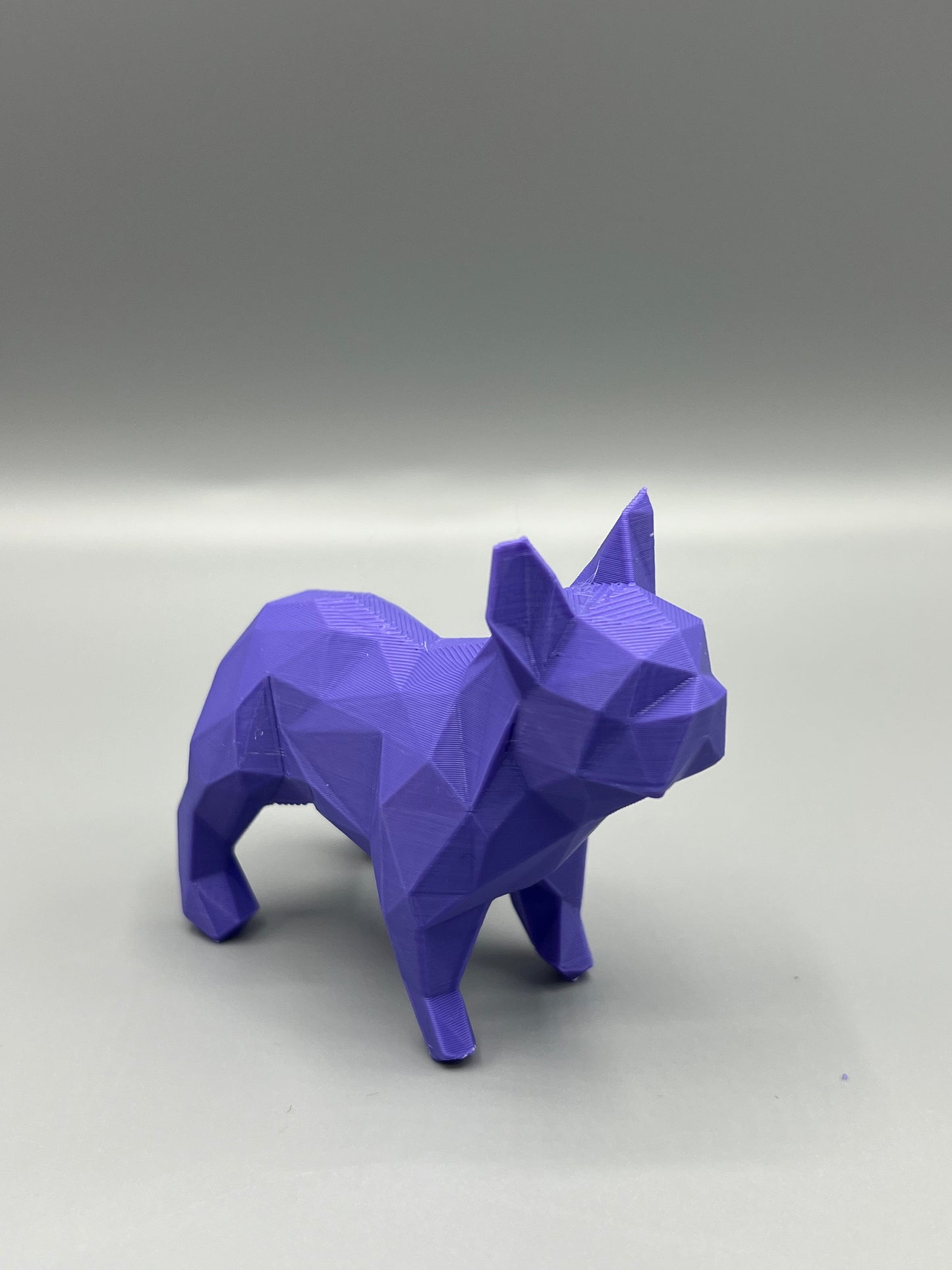 Figura de Buldog de 15 cm en impresión 3D