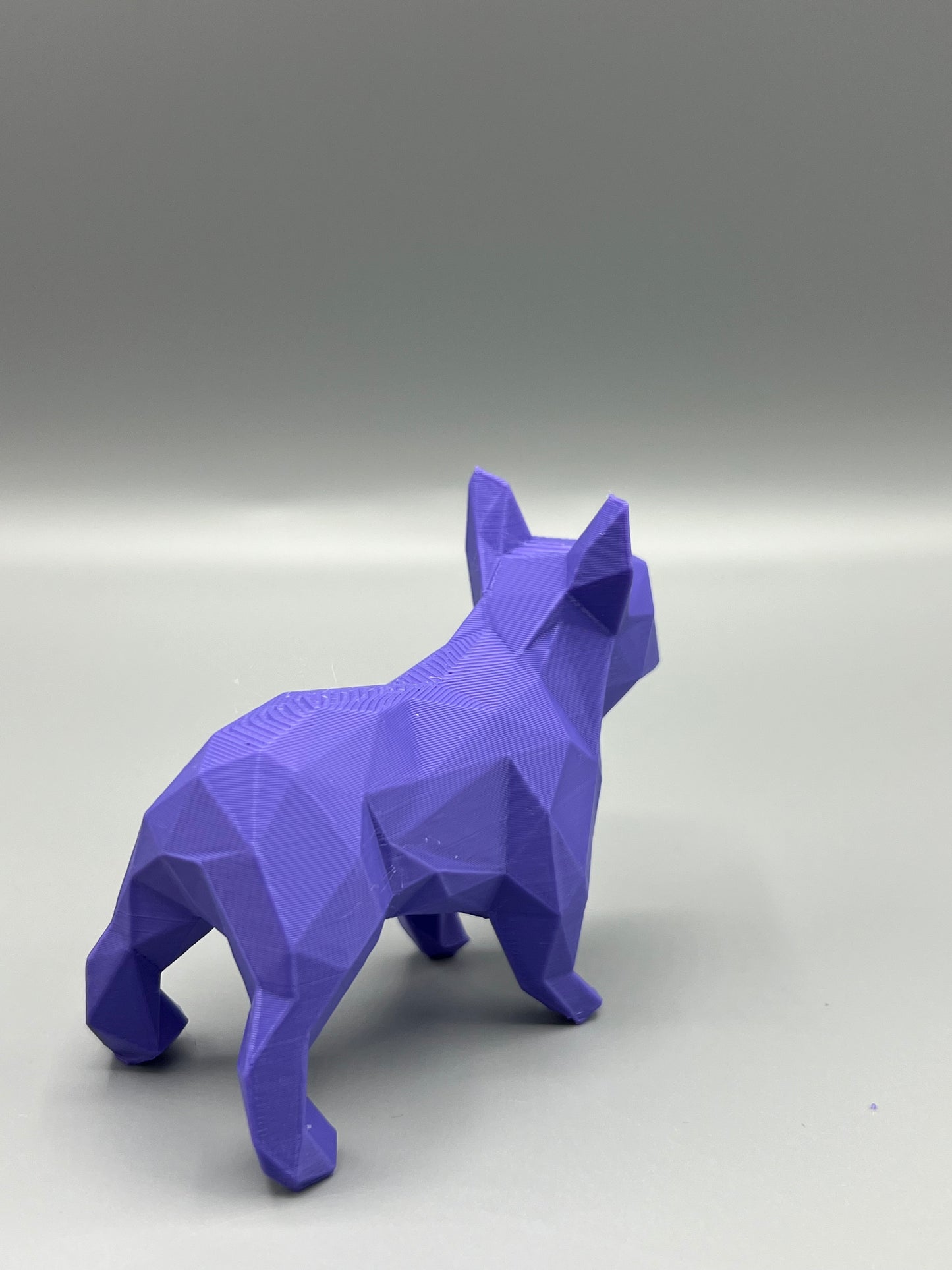 Figura de Buldog de 15 cm en impresión 3D