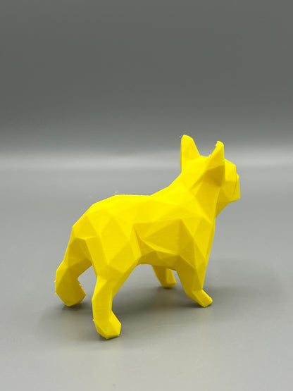 Figura de Buldog de 15 cm en impresión 3D