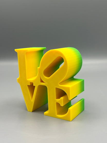 Letras Love en impresión 3D