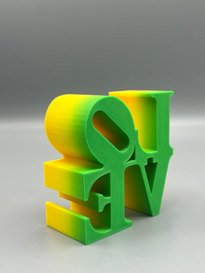 Letras Love en impresión 3D