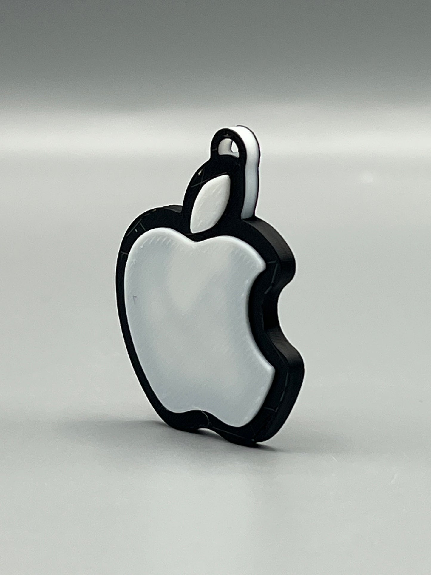 Llavero logo de Apple en impresión 3D