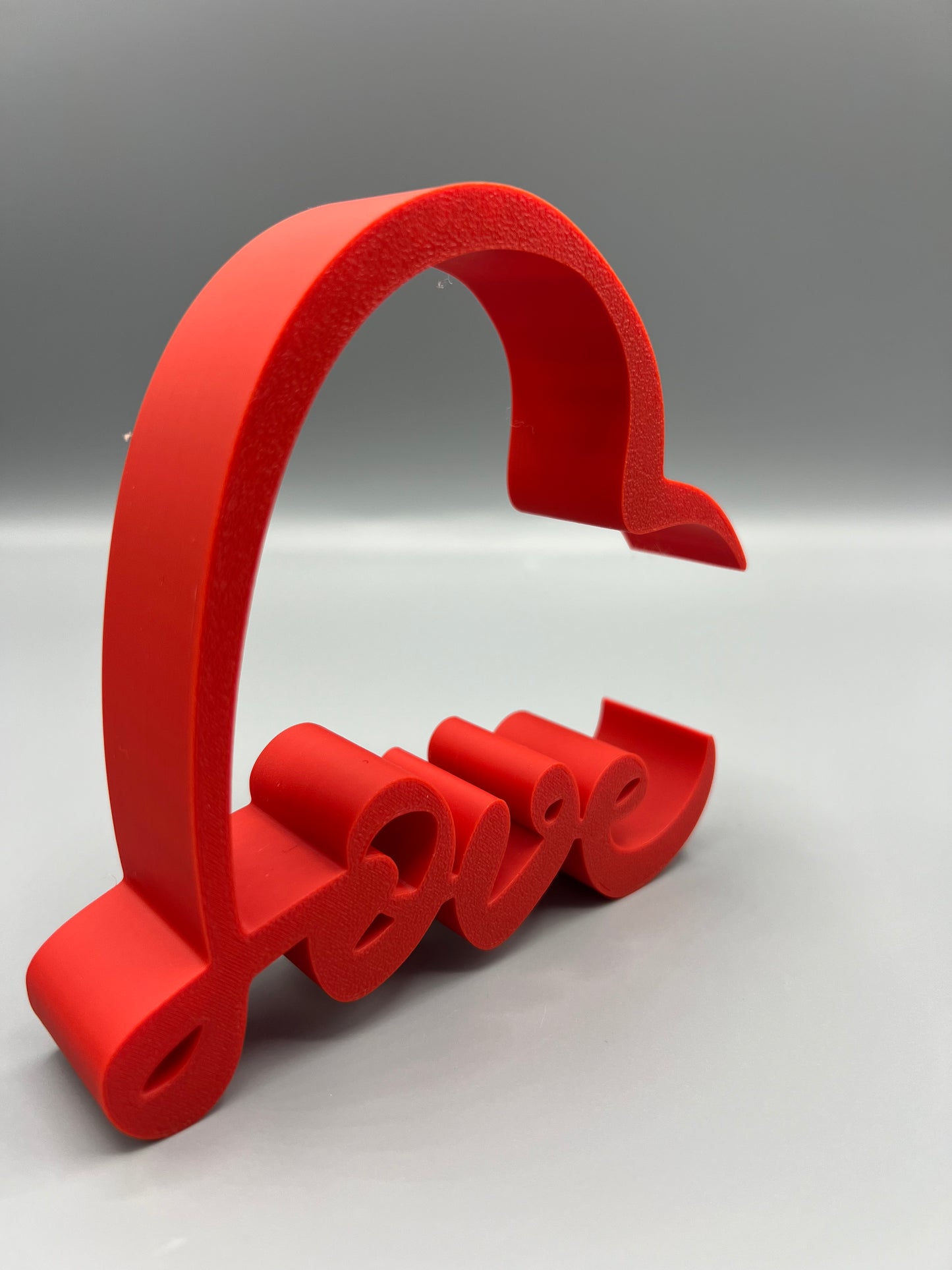 Letras Love con Corazón en impresión 3D